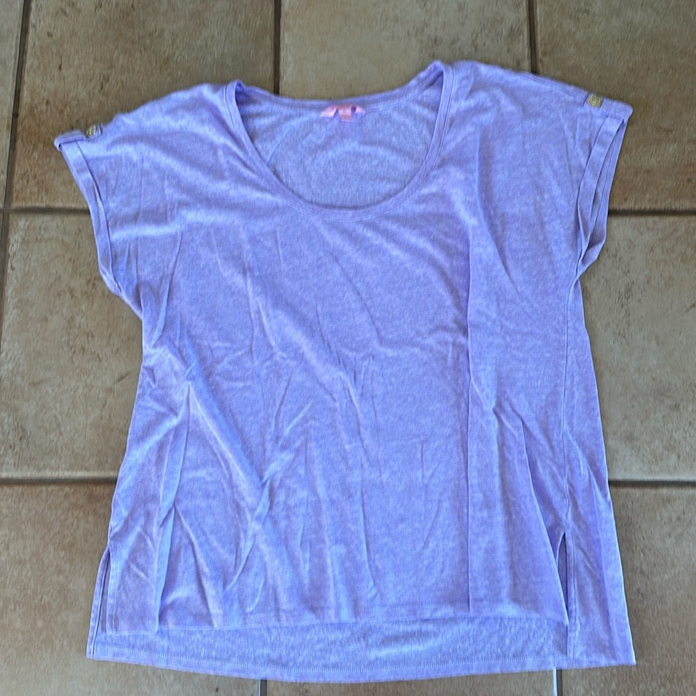 Lilly Pulitzer Lavender cotton tee shirt